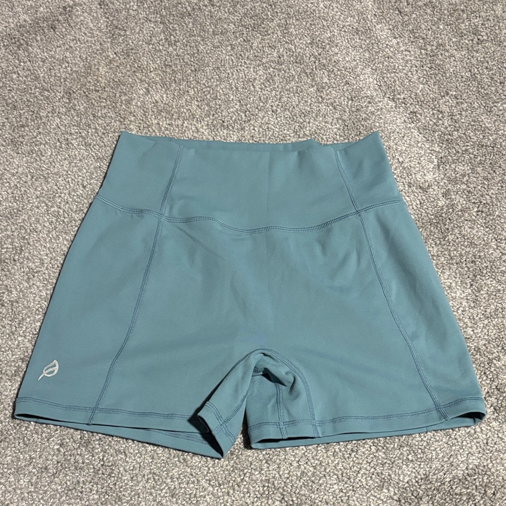 P'tula Teal Bike Shorts